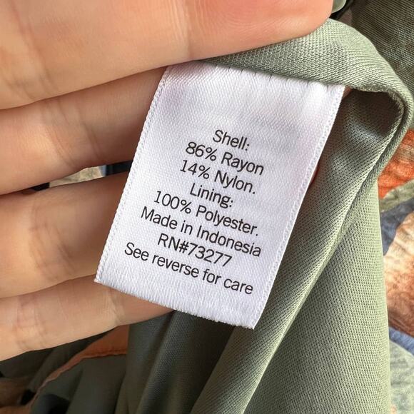 Nine West Multicolor Abstract Mini Dress Size XL - Picture 6 of 6